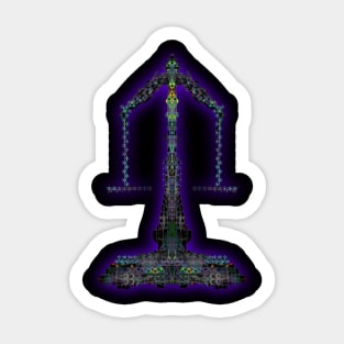 Libra 3c Black Sticker